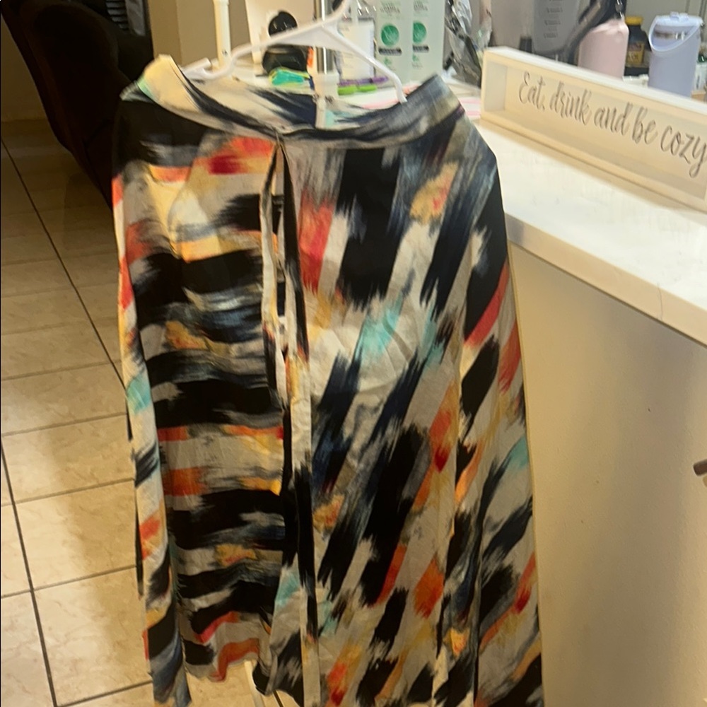 Colorful Abstract Maxi Skirt